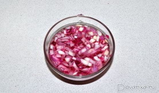 винегрет с грибами