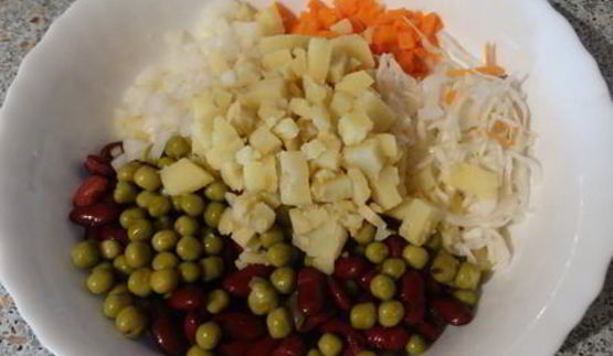 винегрет с килькой