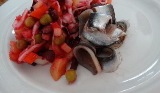 винегрет с килькой