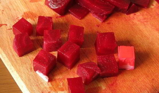 винегрет с крабовыми палочками