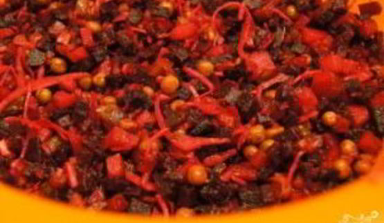 винегрет с квашеной капустой