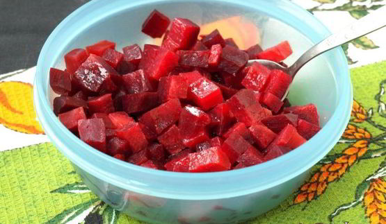 винегрет с маринованной тыквой