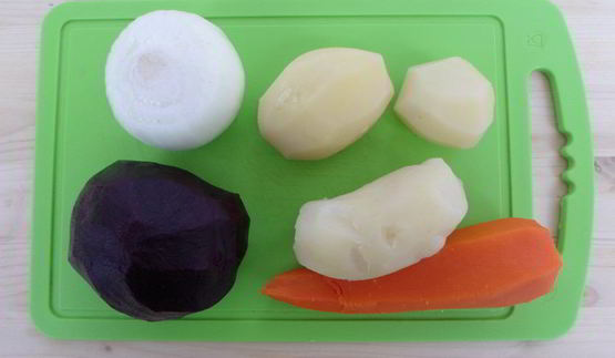 винегрет с нутом