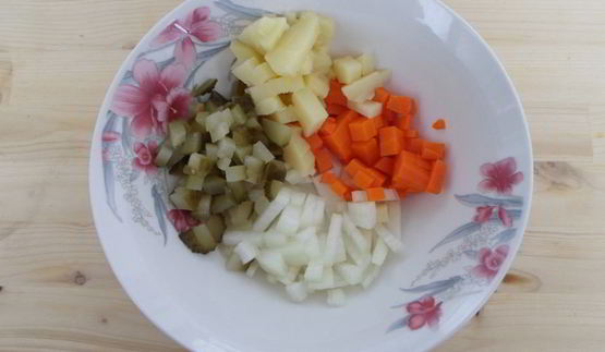 винегрет с нутом