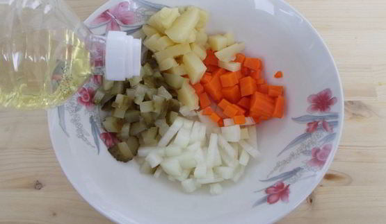 винегрет с нутом