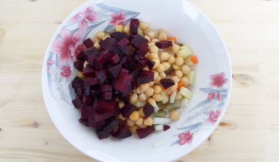 винегрет с нутом