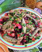 Винегрет со шпротами