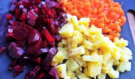 винегрет со шпротами