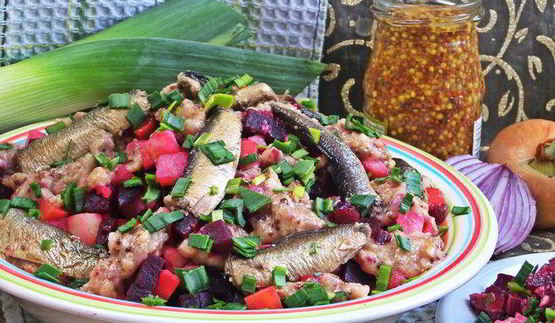 винегрет со шпротами