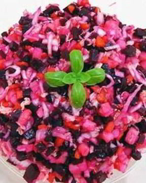 Винегрет со свежей капустой