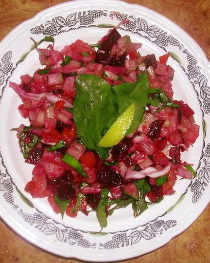 Рецепт винегрета со свежим огурцом