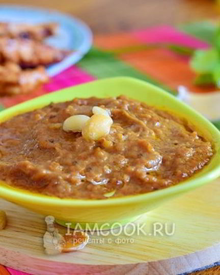 Рецепт арахисового соуса к мясу
