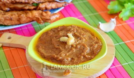 арахисовый соус к мясу