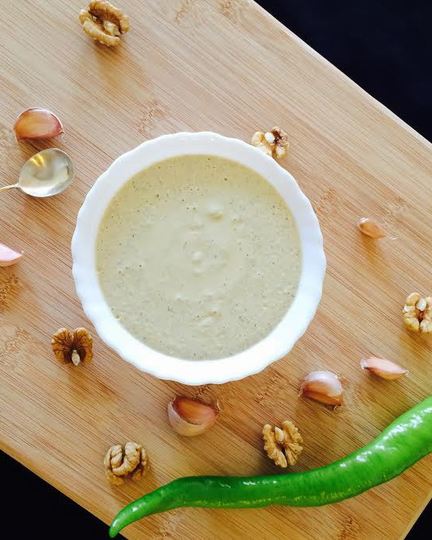 Рецепт грузинского орехового соуса