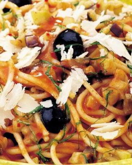 Рецепт острого баклажанового соуса для пасты