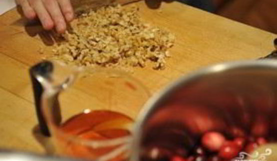 соус из клюквы