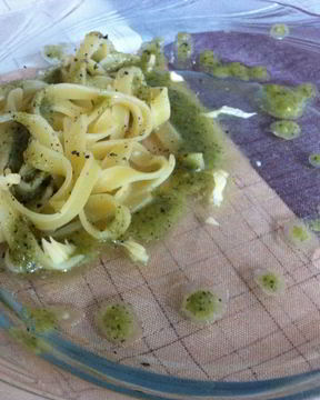 Паста с соусом песто