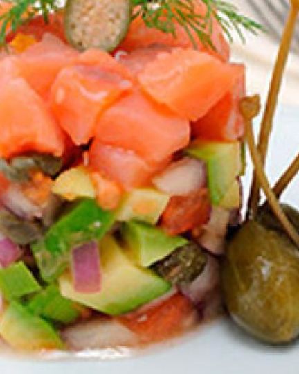 Рецепт тартара из лосося