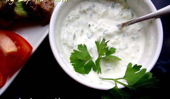 сувлаки из свинины с соусом цацики