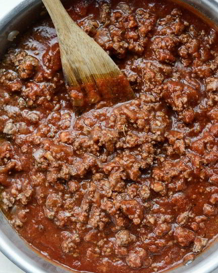 Рецепт томатного соуса с фаршем