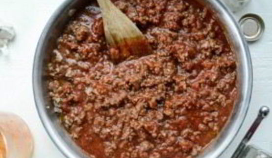 томатный соус с фаршем