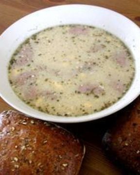 Белый борщ польский