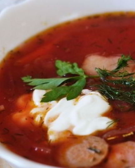 Рецепт борща по-львовски