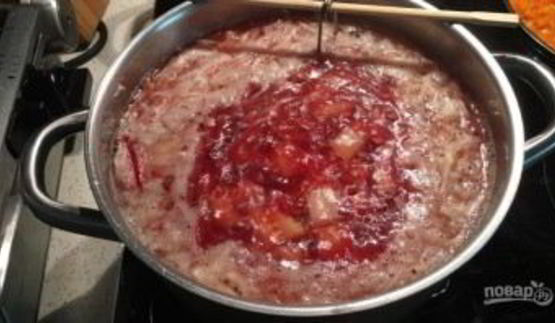 борщ постный с фасолью