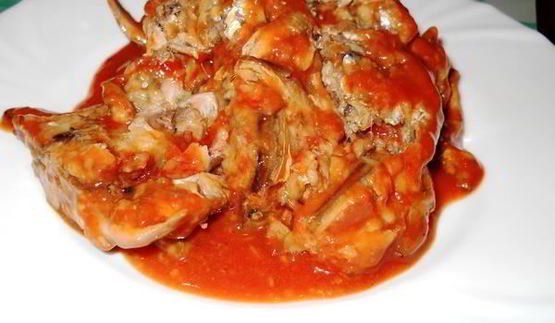 борщ постный с килькой и грушами