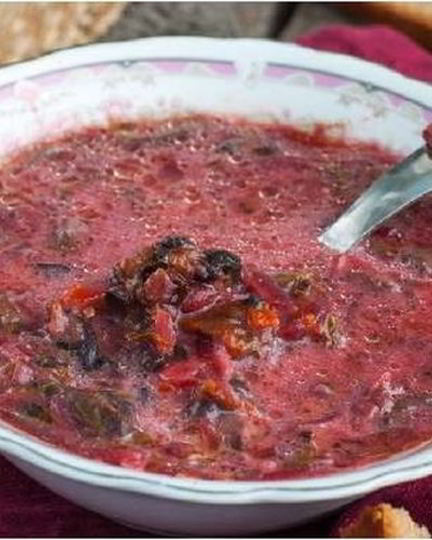 Рецепт борща с черносливом