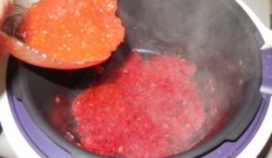 борщ с фасолью и мясом