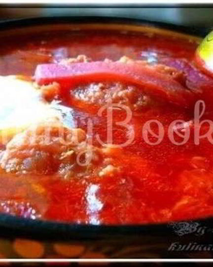 Рецепт борща с галушкой