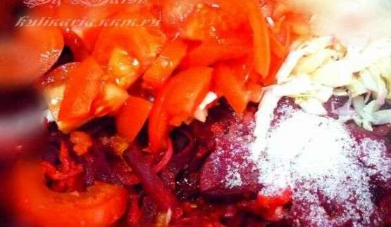 борщ с галушкой