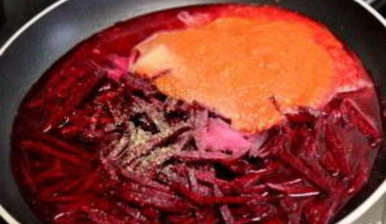 борщ с говядиной