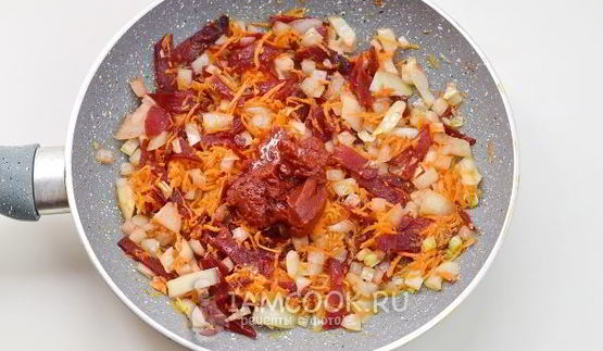 борщ с грибами