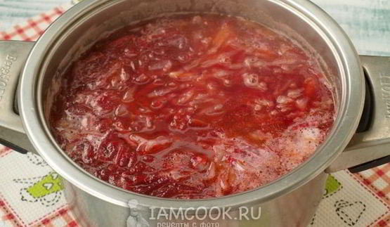 борщ с курицей и фасолью