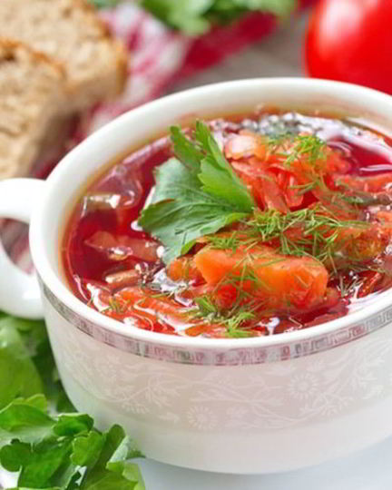 Рецепт борща с курицей в мультиварке