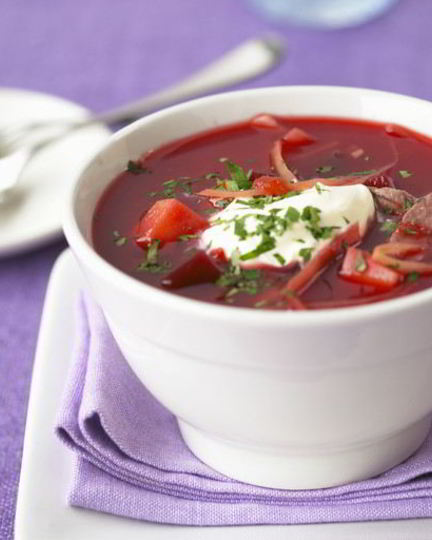 Рецепт борща с перцем