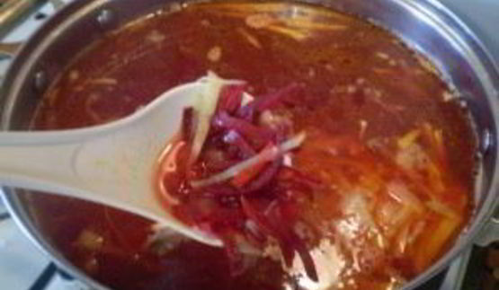 борщ с уткой