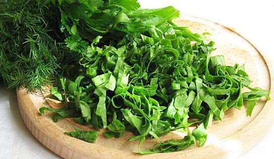 борщ с яйцом и со щавелем