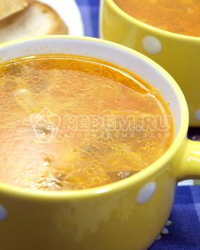 Борщ со щавелем и овощами