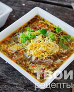 Борщ со щавелем