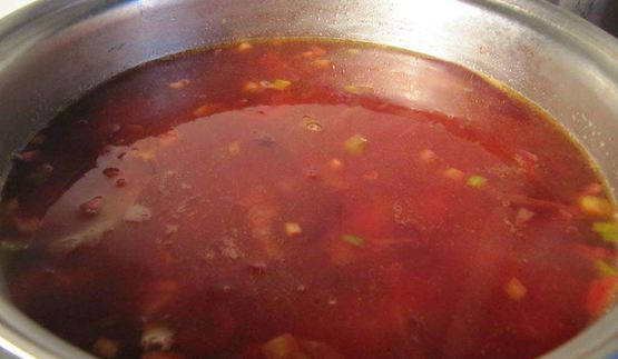 борщ со свининой