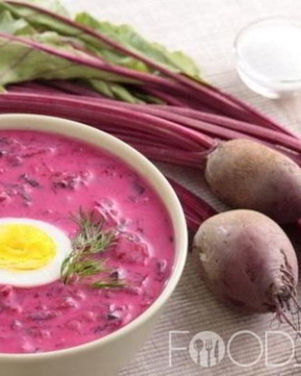 Рецепт холодный борщ из свеклы