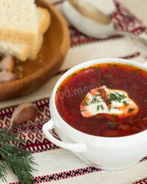 Овощной борщ