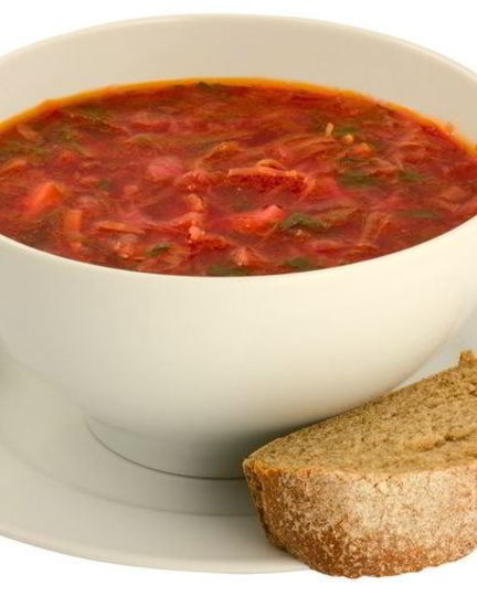 Рецепт постного борща с килькой