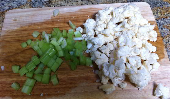 постный борщ с цветной капустой