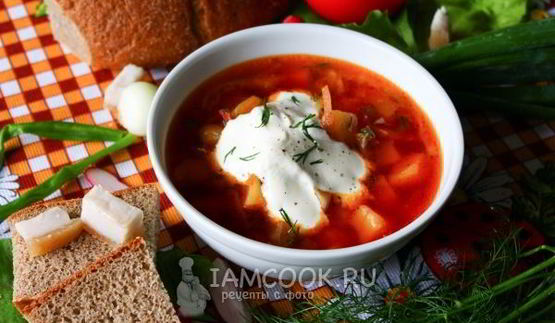 украинский борщ