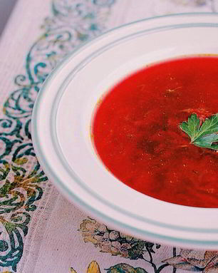 Вегетарианский борщ с капустой