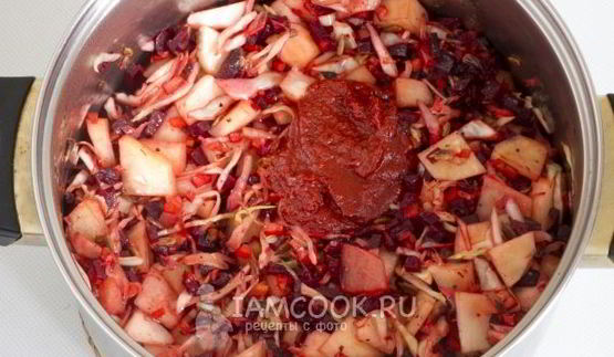 вегетарианский борщ с семечками